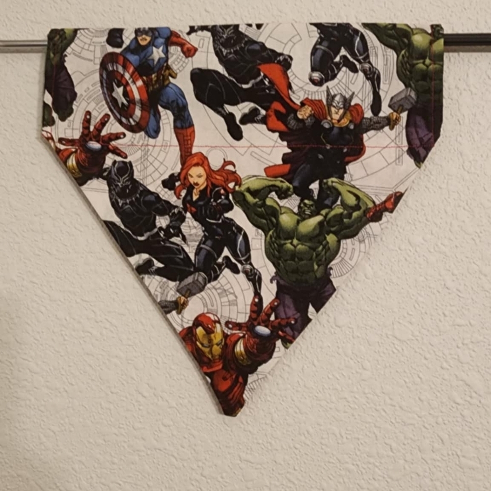 MEDIUM Marvel Heroes Dog Bandana